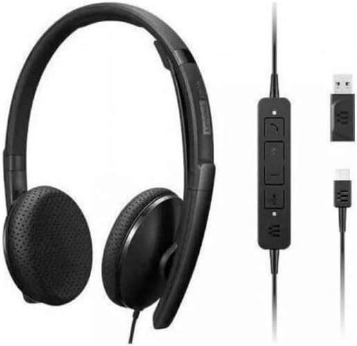 Lenovo 4XD1M39028 headphones/headset Wired Head-band USB Type-C Black (4XD1M3902