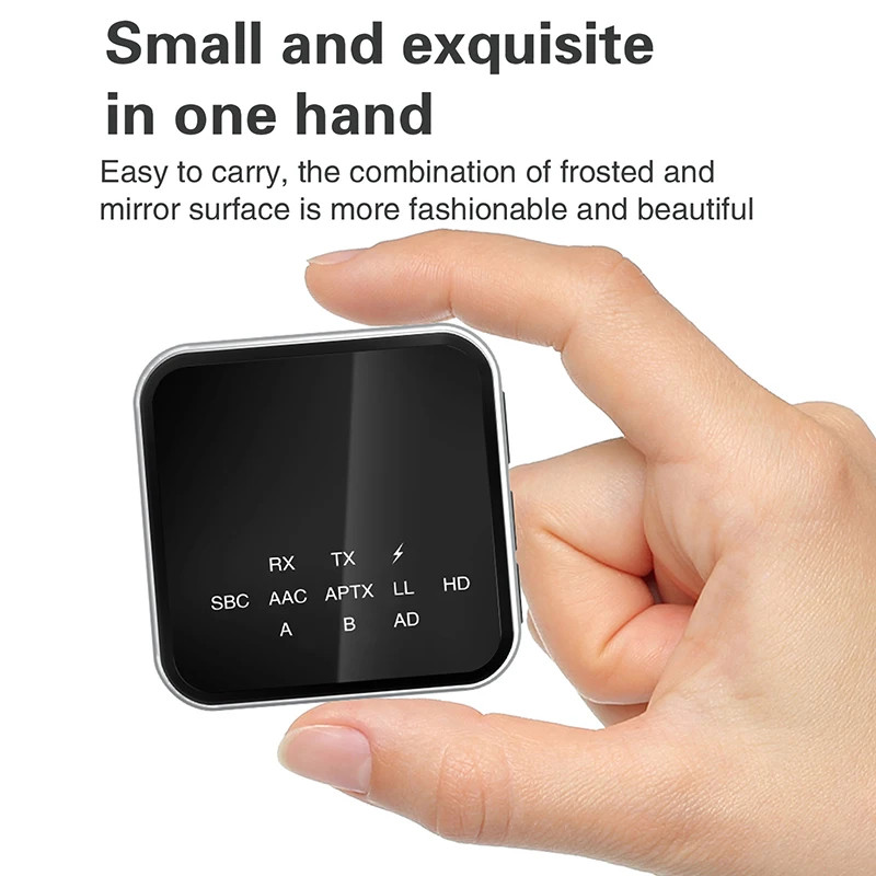 Aptx-Adaptive/Ll/Hd Bluetooth Audio Transmitter Receiver 3.5MM AUX Low Latency L