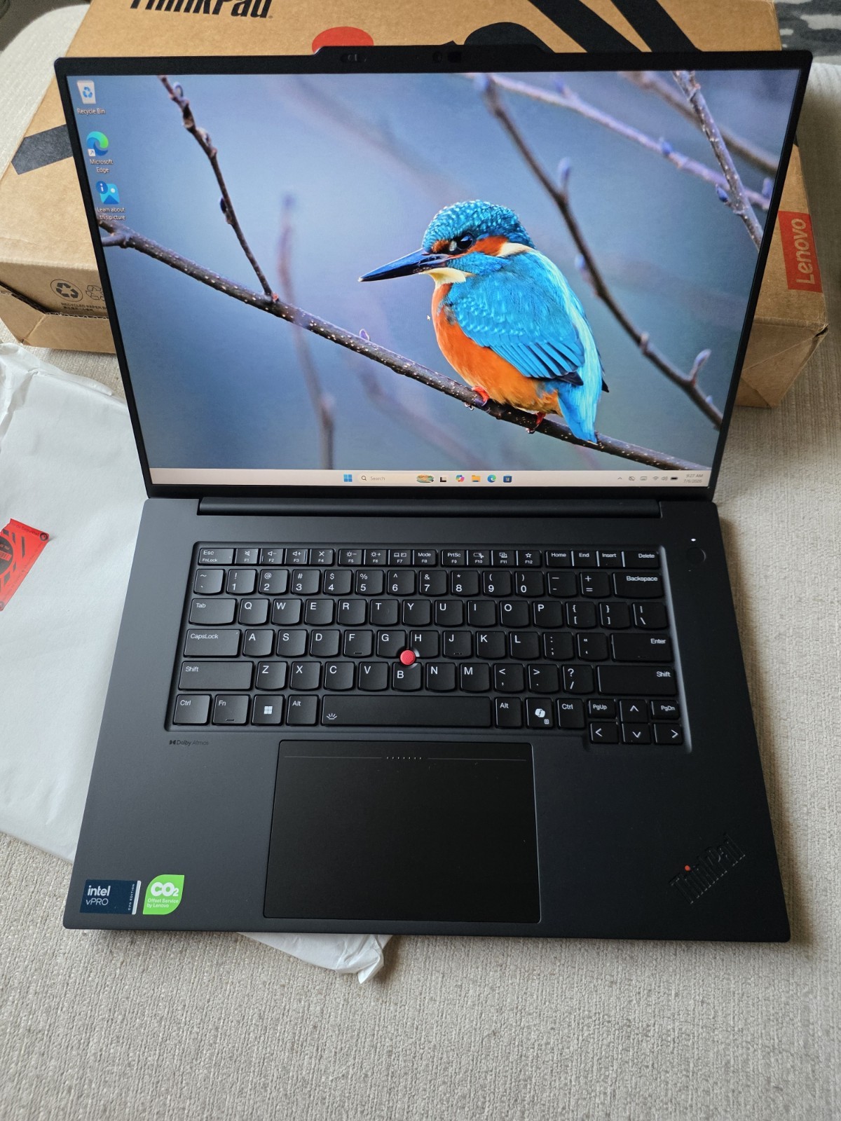 Lenovo ThinkPad P1 Gen 7 16″ Ultra 7 165H 64GB RAM 1TB SSD RTX 2000 Ada 3 YR WTY