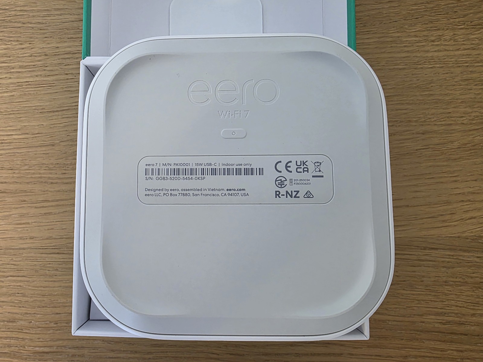 Amazon eero 7 Dual Band Mesh Router 2.5 Gbps – new open box