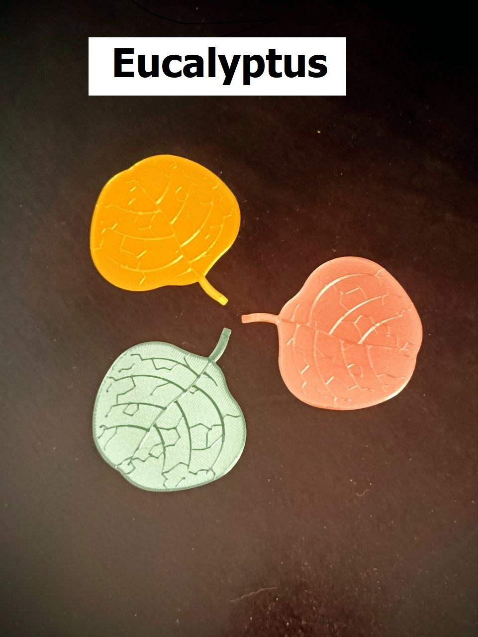 Decorative Leaf-themed Cable Managers (set of 6)