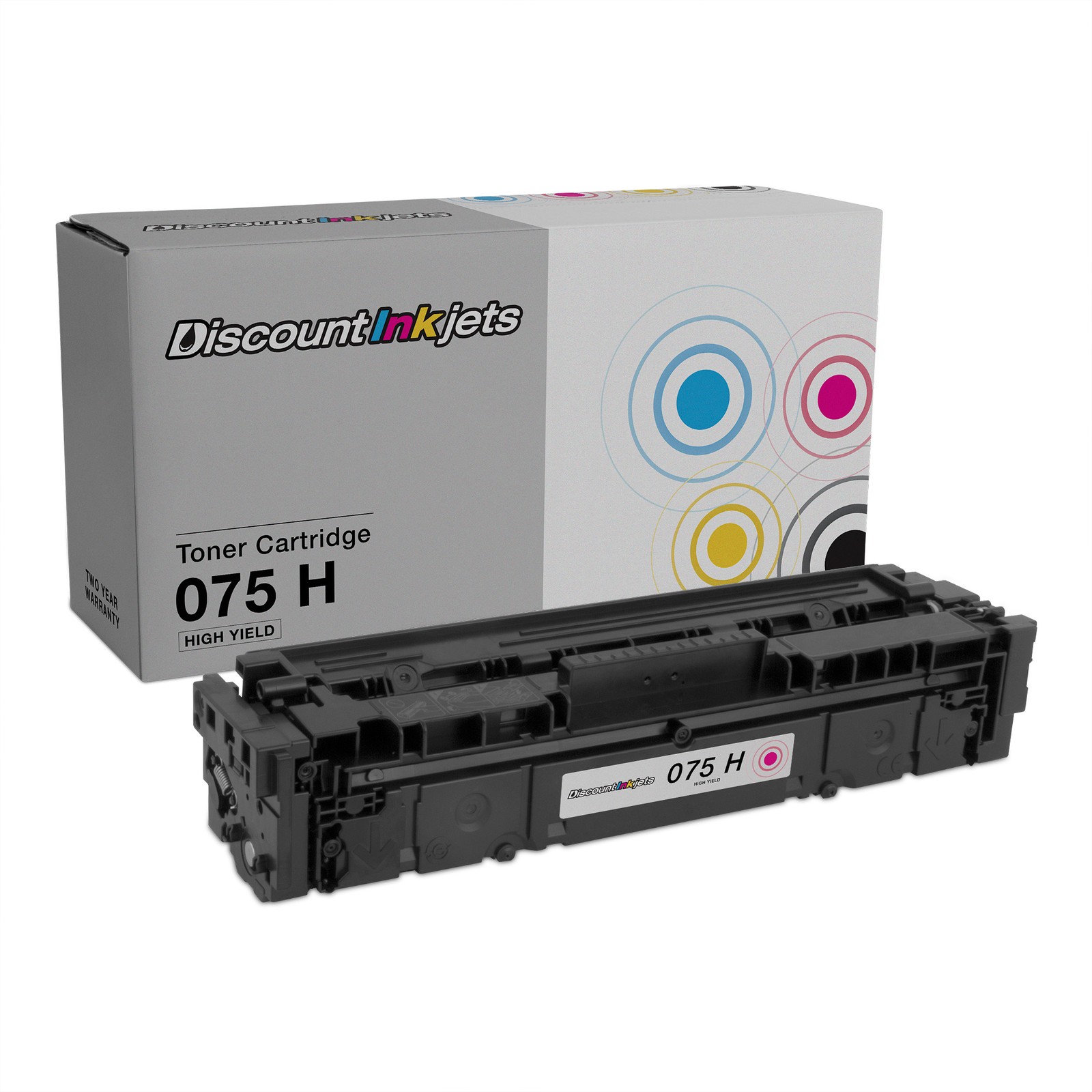 DI Toner Cartridge Replacement Compatible with Canon 075 H 6367C001 HY (Magenta)