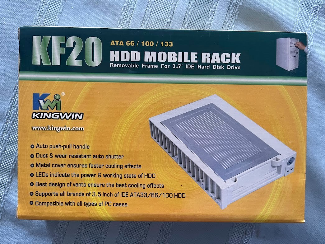 KF20 HDD Mobile Rack Removable Frame for 3.5″ IDE HardDr Disk Dr ATA 66/100/133