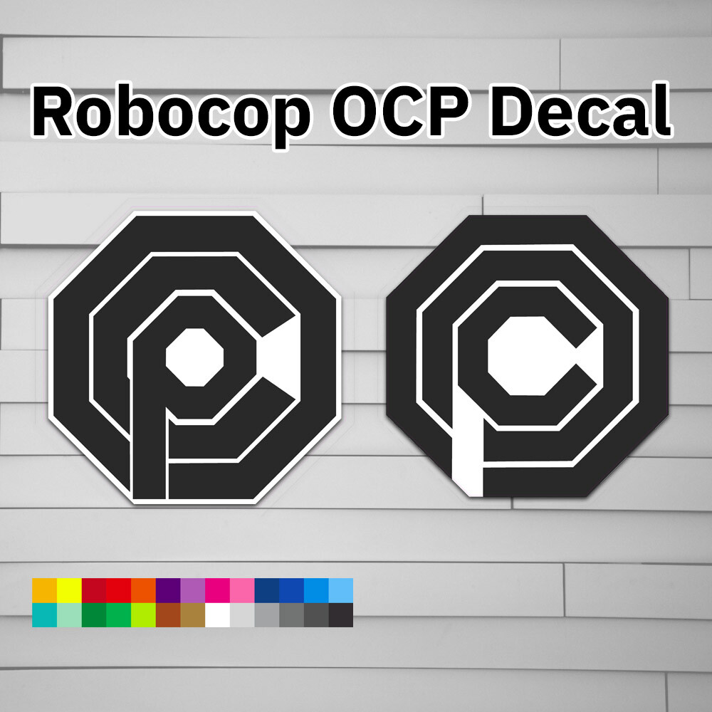 Omni Consumer Products Sticker Decal Robocop OCP (for Car laptop window tumbler