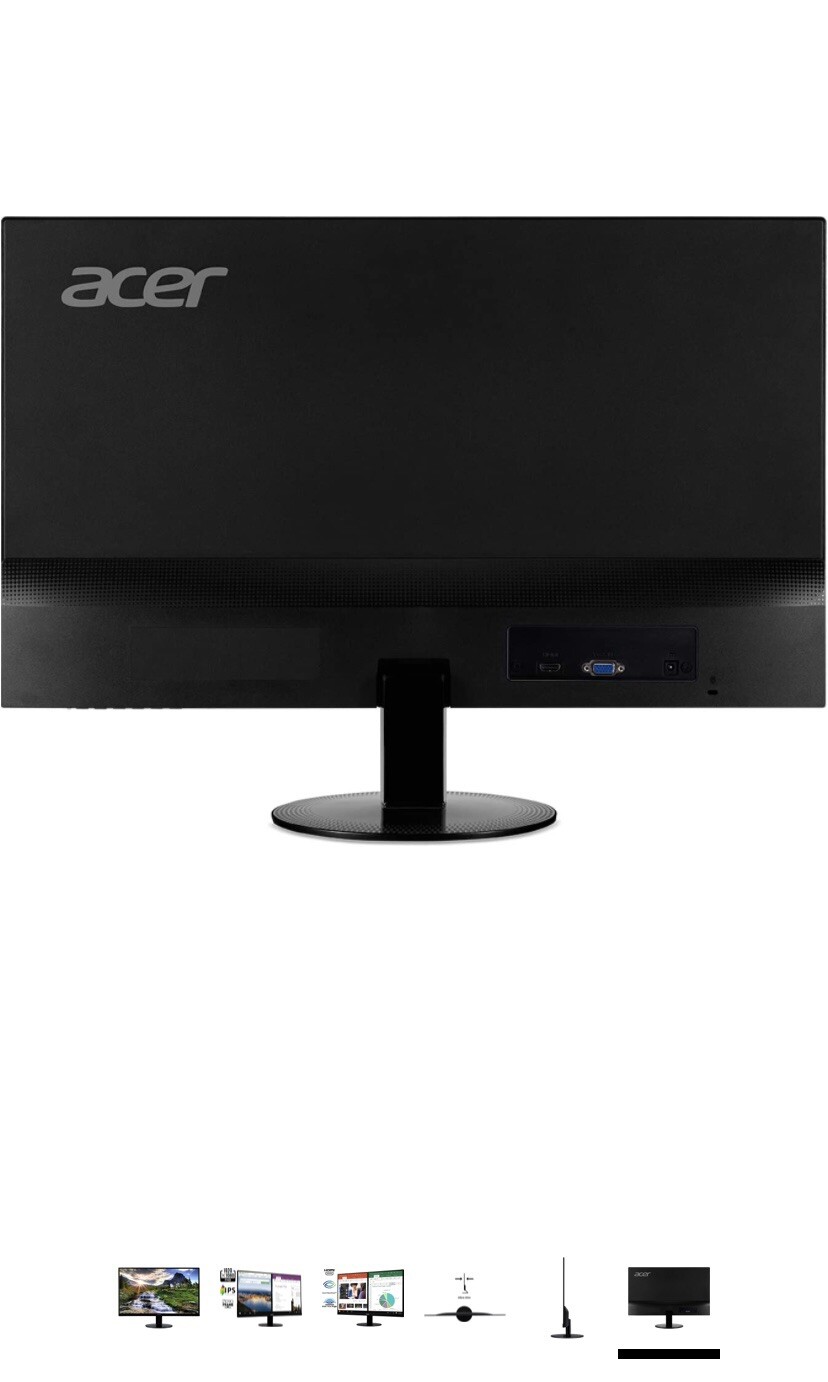 Acer SB220Q 21.5 Inch Full HD IPS 75 Hz Desktop Monitor Gaming Monitor