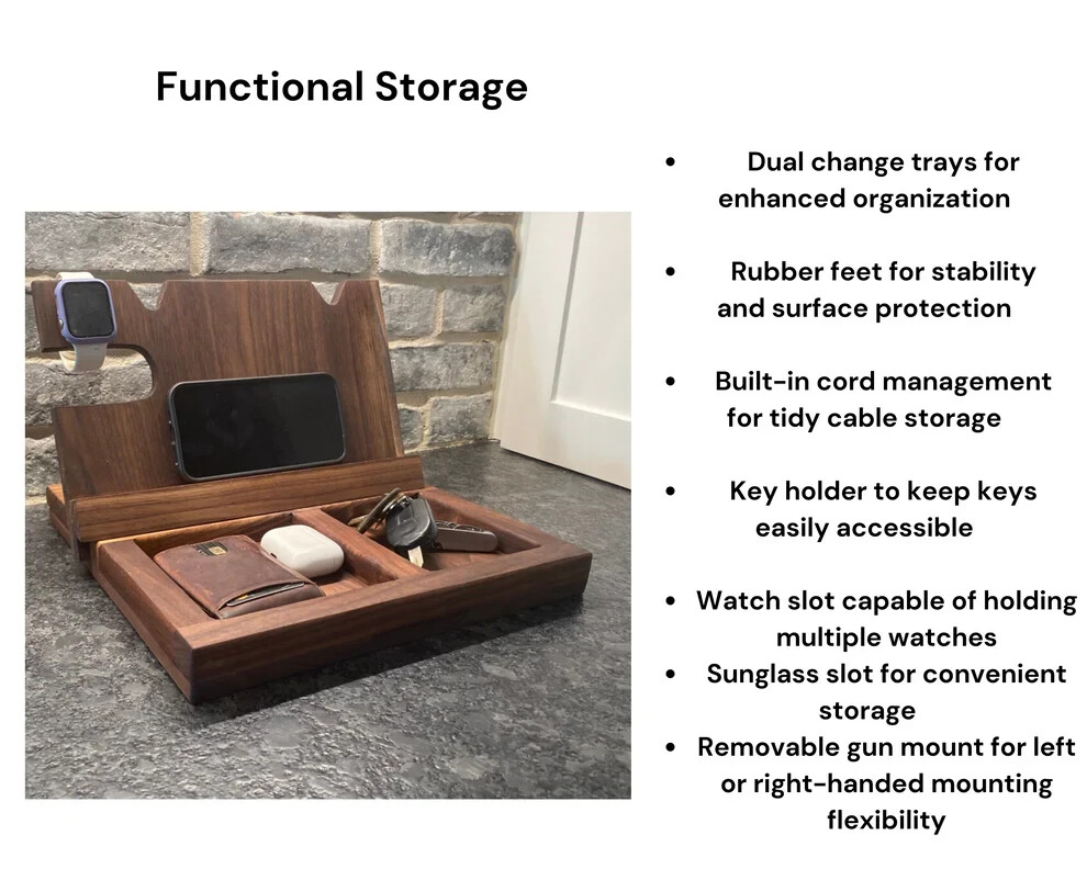 EDC Docking Station w/ Removable Gun Mount