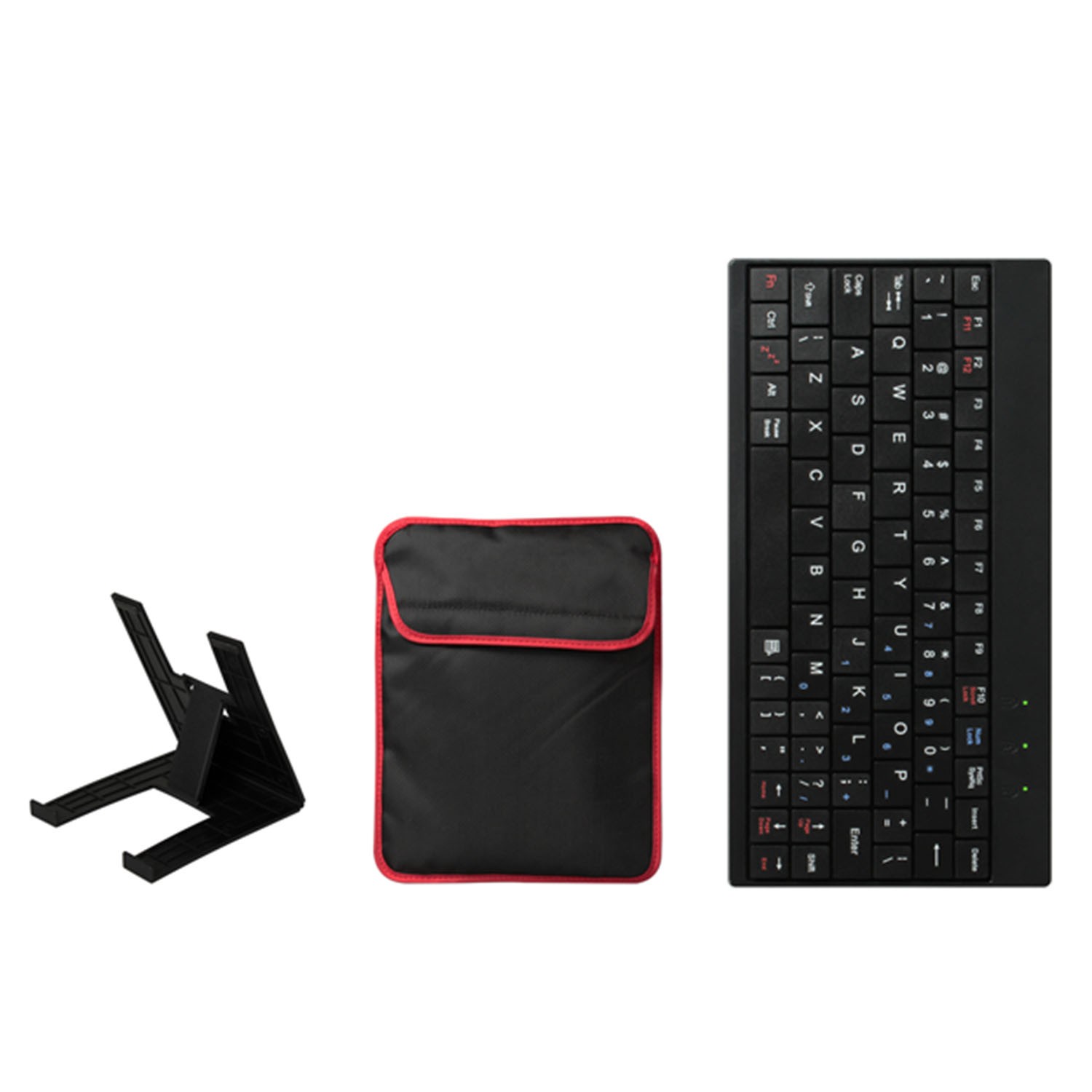 Mini USB 2.0 Keyboard For Android Windows Laptop PC w/Tablet Stand & Bag Case
