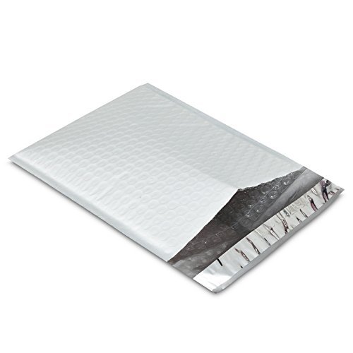 50 pcs #000 Poly Bubble Padded Envelopes Self-Sealing Mailers 4X8 (Inner 4×7)