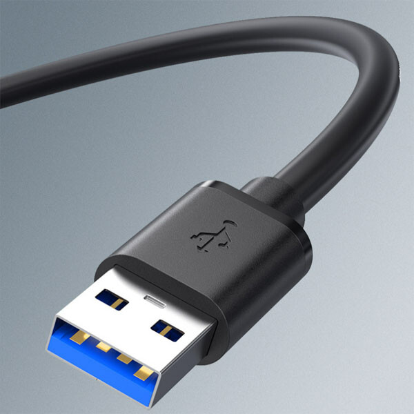 USB 3.0 A Male to A Male Cable Data Transfer Super Speed Power Charger Metal lot