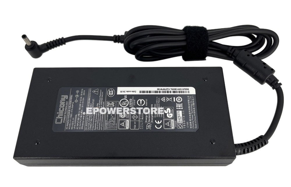 20V 10A 200W AC Adapter Charger For MSI Katana A15 AI B8VG-450US B13VFK-2232US