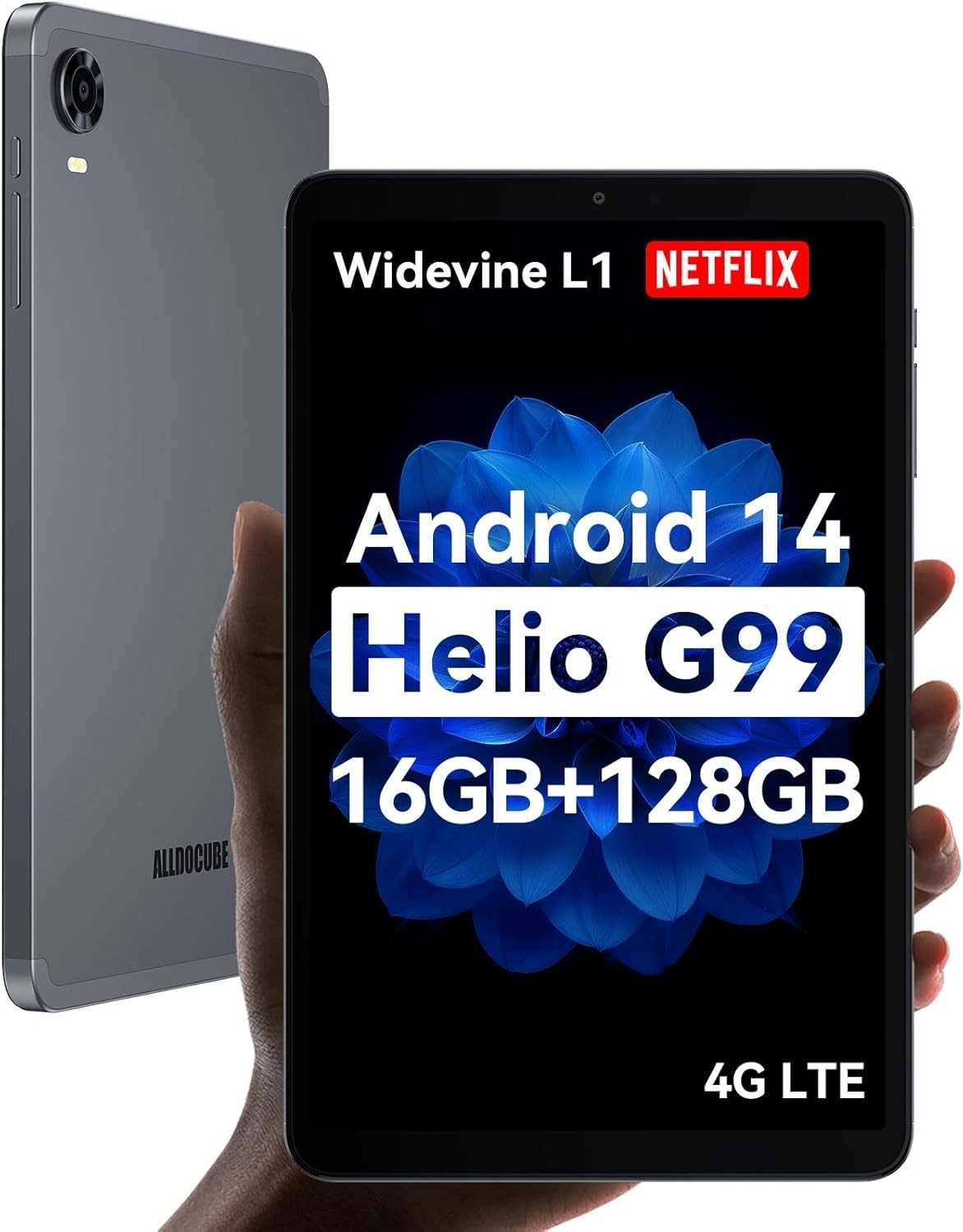 ALLDOCUBE Android 14 Tablet, 8.4 inch Helio G99 1920×1200 6050mAh 5MP/13MP 4G