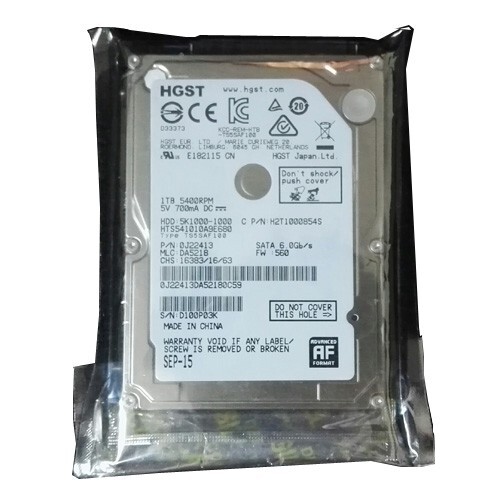 HGST 1TB HTS541010A9E680 5400RPM SATA 2.5″ Laptop HDD Hard Disk Drive