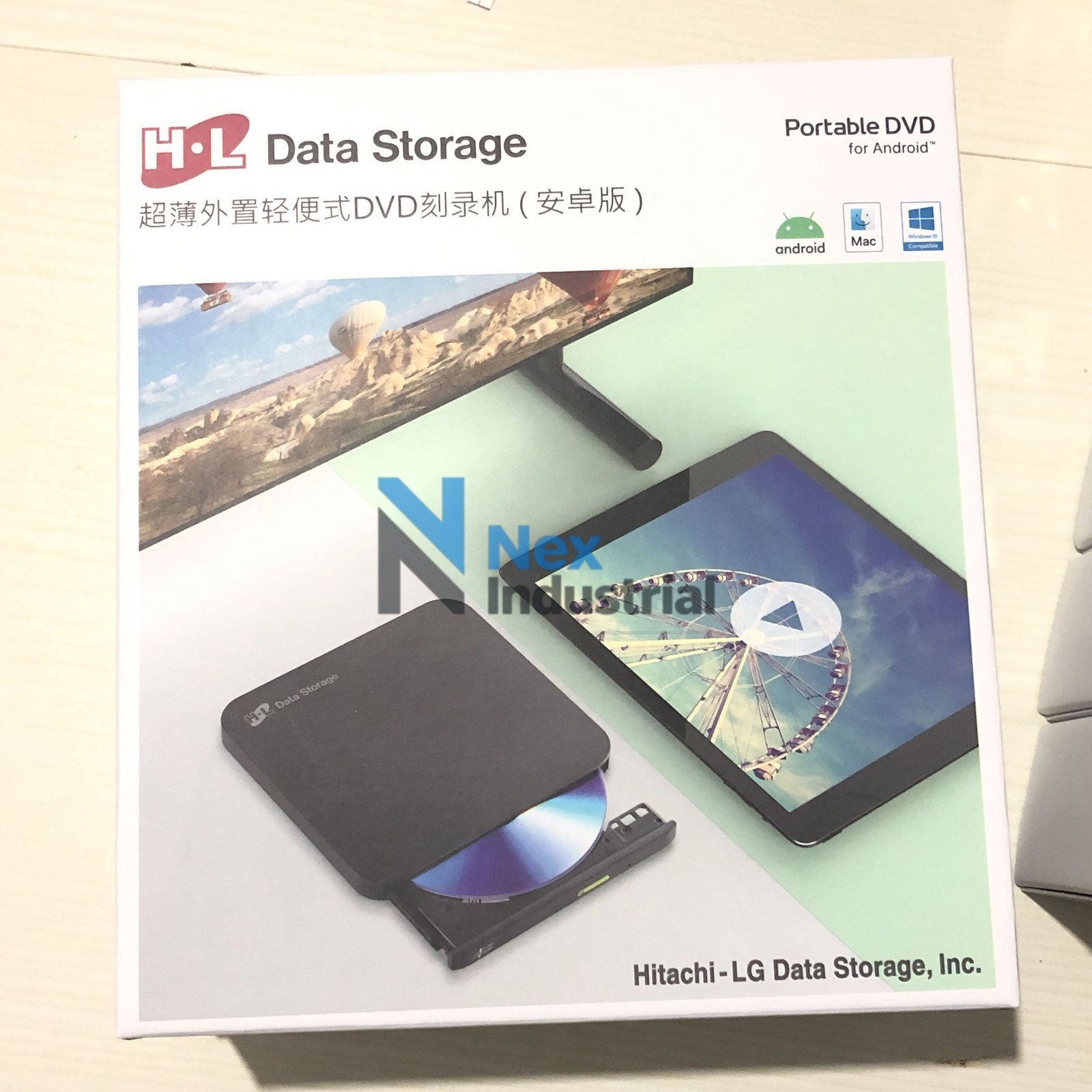 Genuine Hitachi LG GP96YB70 DVD-RW Drive External Android DVD Burner Type-C USB