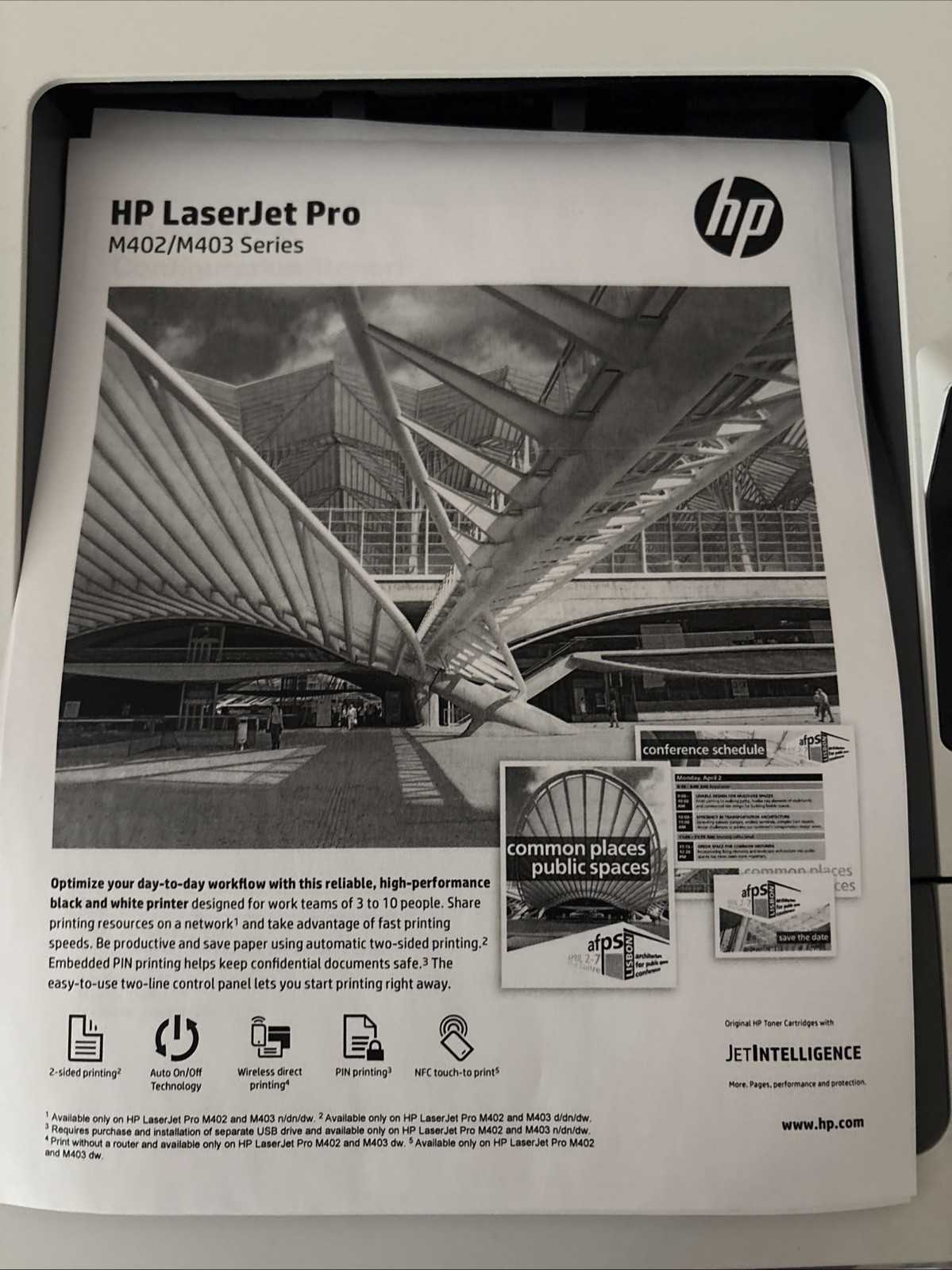 HP LaserJet Pro M402dne Monochrome Laser Printer