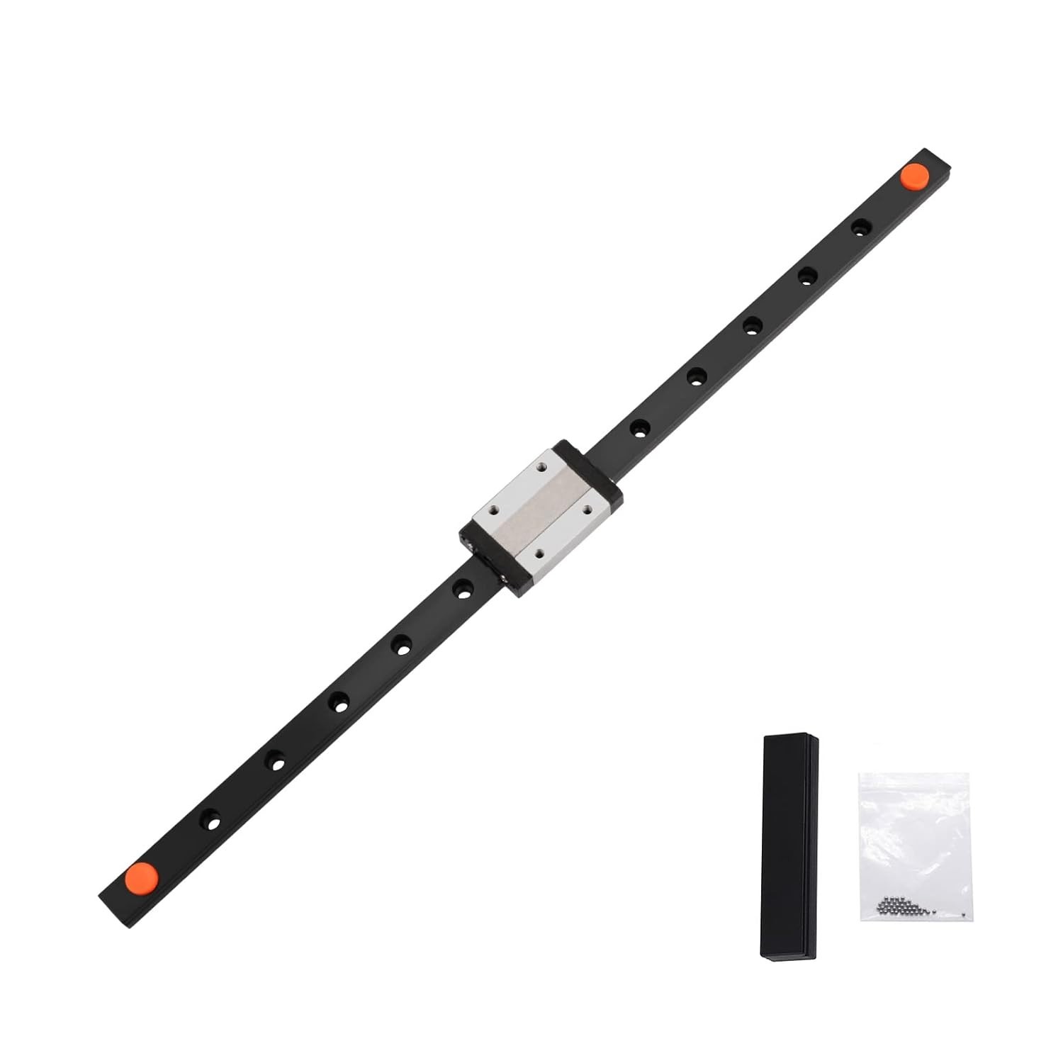 300mm Linear Rail 11.81” with Steel Carriage Block for DIY 3D Printer and Ma…