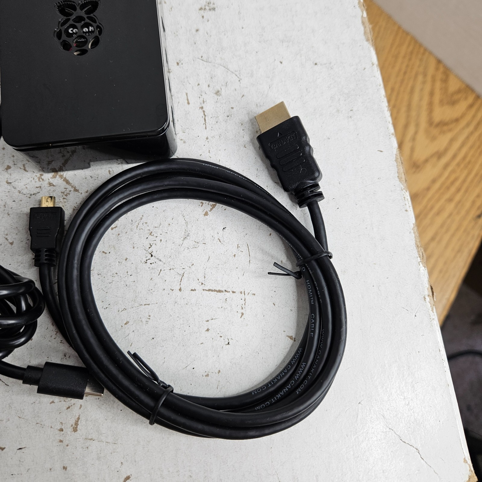 CanaKit Raspberry Pi 4 Model B 1GB RAM, 128GB Micro SD, USB C PSU, HDMI