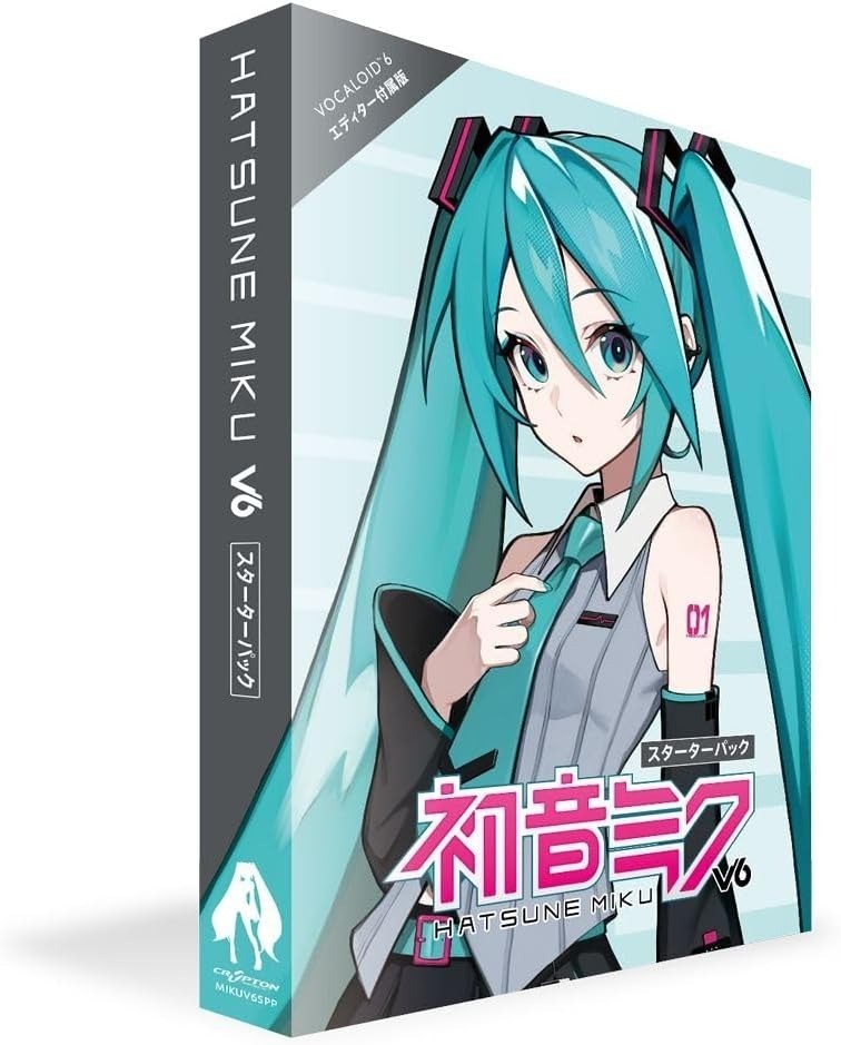 Hatsune Miku V6 Starter Pack Boxed VOCALOID6 Editor Cubase LE Japan DTM Software