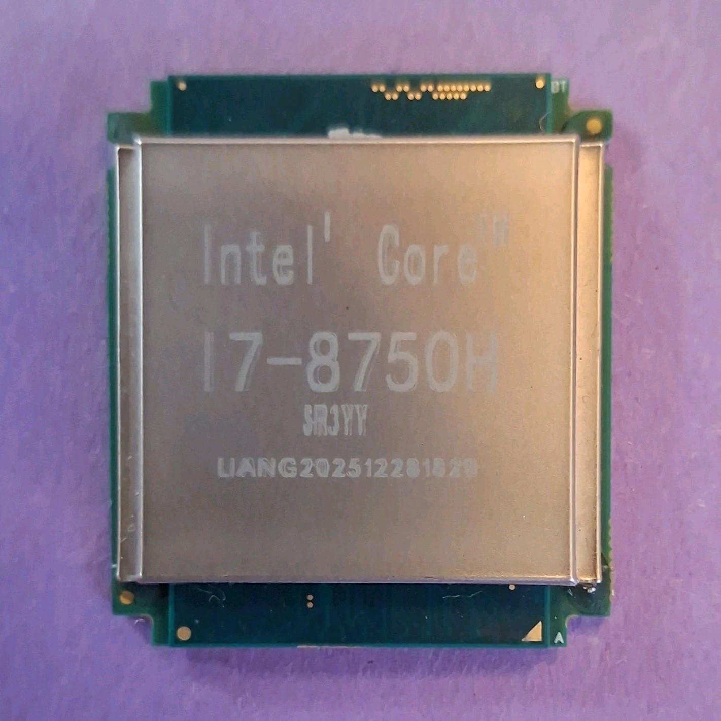 Intel Core i7-8750H 8th Gen Core i7 6-Core 2.20GHz FCPGA1440 SR3YY