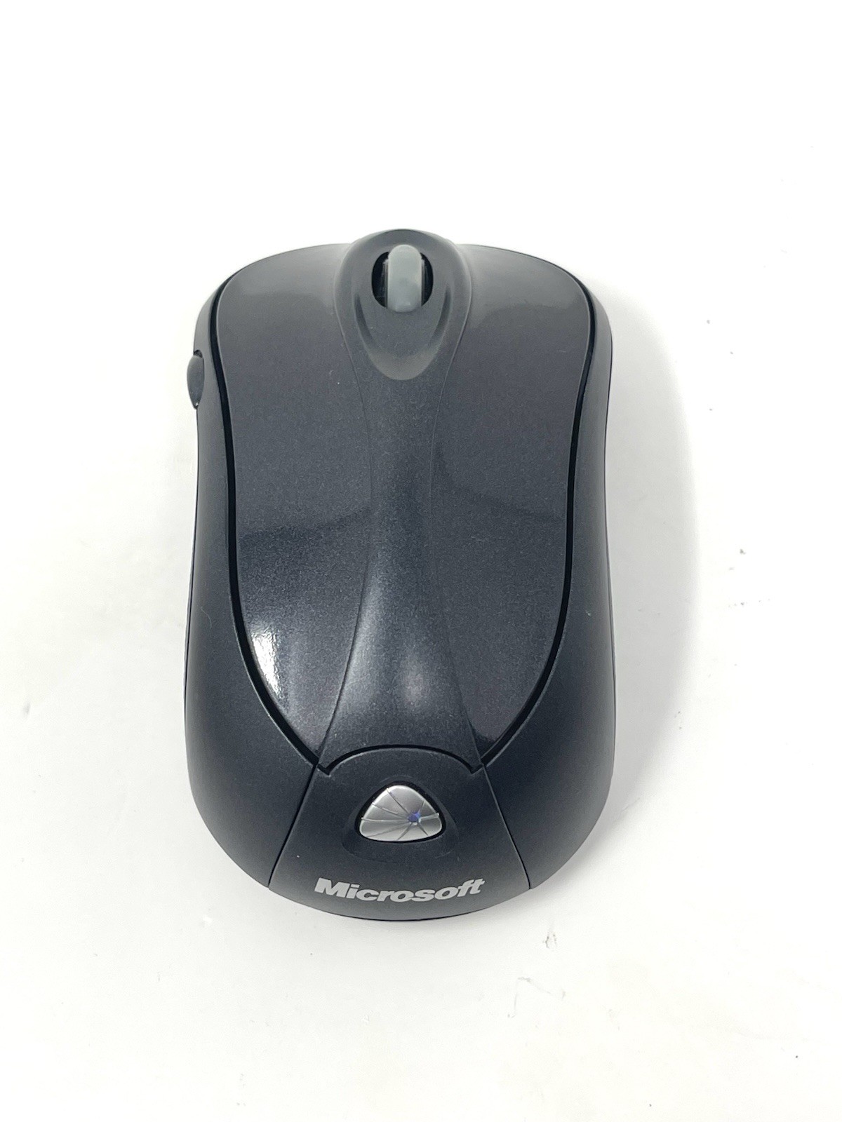 Microsoft Wireless Notebook Laser Mouse 6000 Model 1054 Silver with USB Receiver