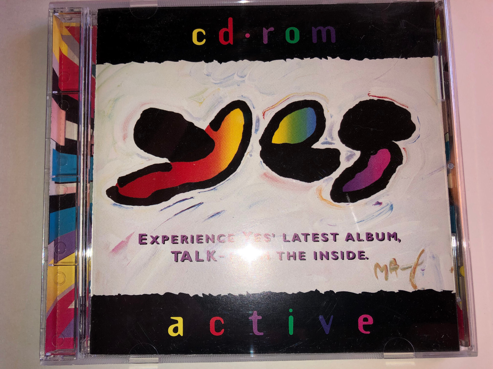 YES – ACTIVE CD-ROM – (Talk – from the Inside) (VERY RARE PC Music Software)
