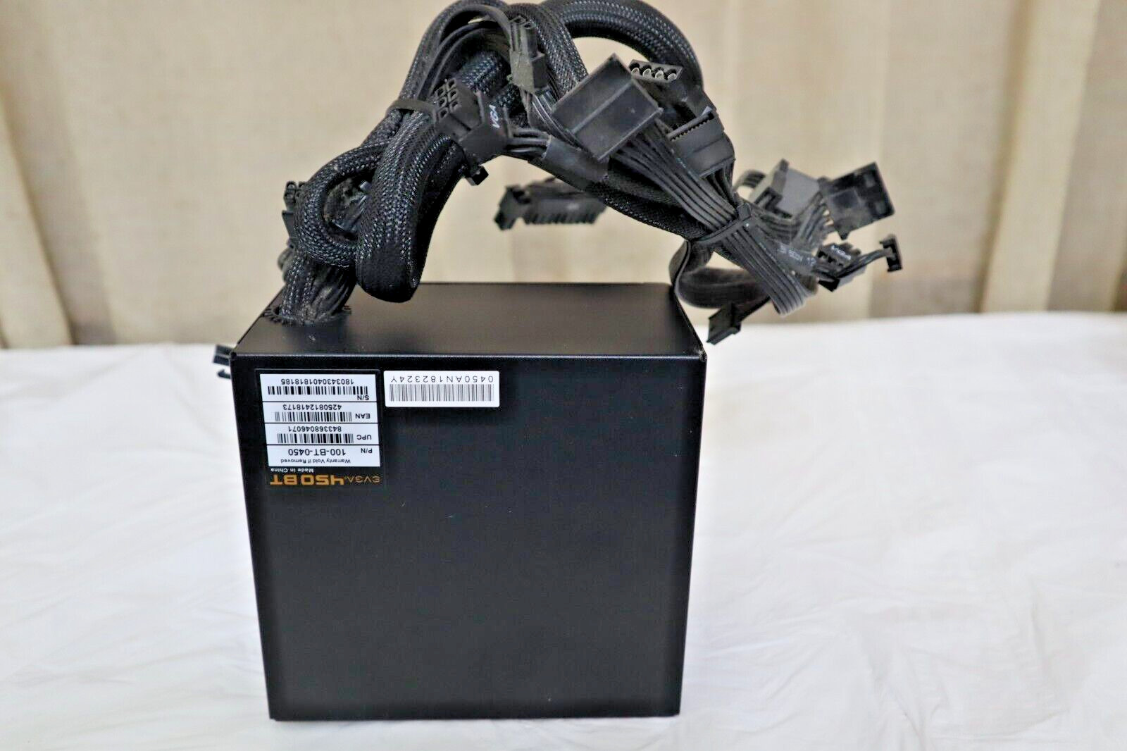 EVGA 450 BT 80+ Bronze 450W Power Supply (100-BT-0450)