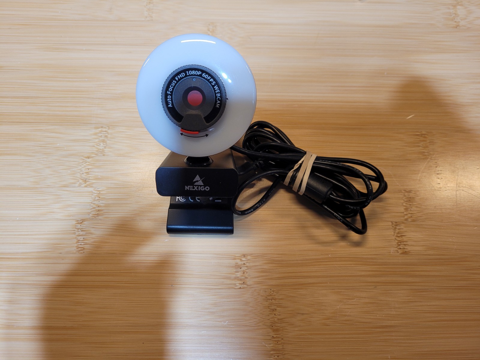 N960E NEXIGO N960E 1080P 60FPS WEBCAM WITH RING LIGHT