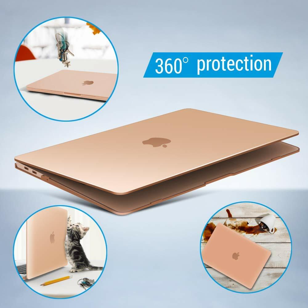 IBENZER MacBook Air 13″ Case M1 A2337 A2179 A1932, Keyboard Cover + Screen Film