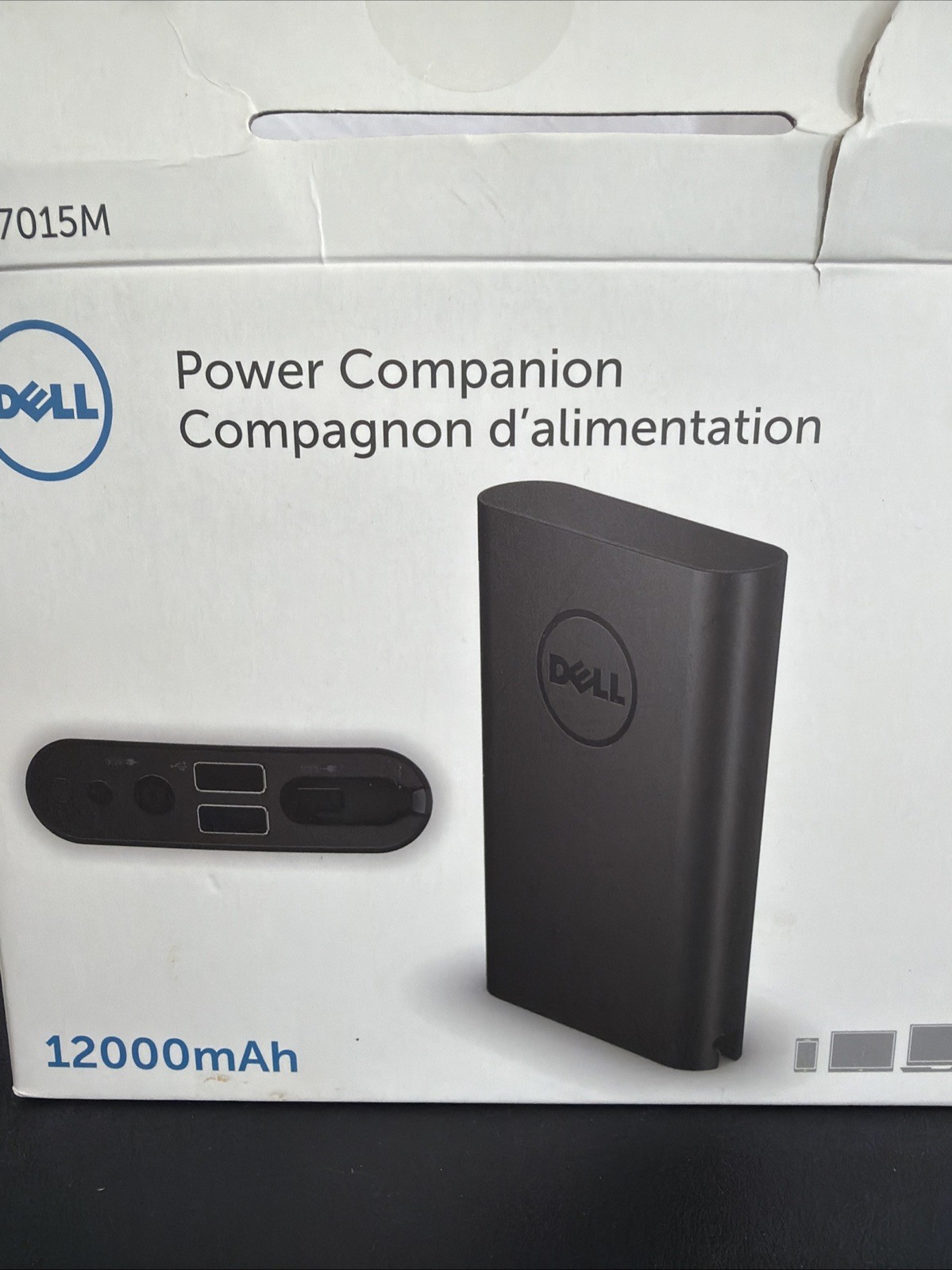 Dell PW7015M Power Companion 12000mAh 43Wh Notebook Power Bank PW7015M X1F87
