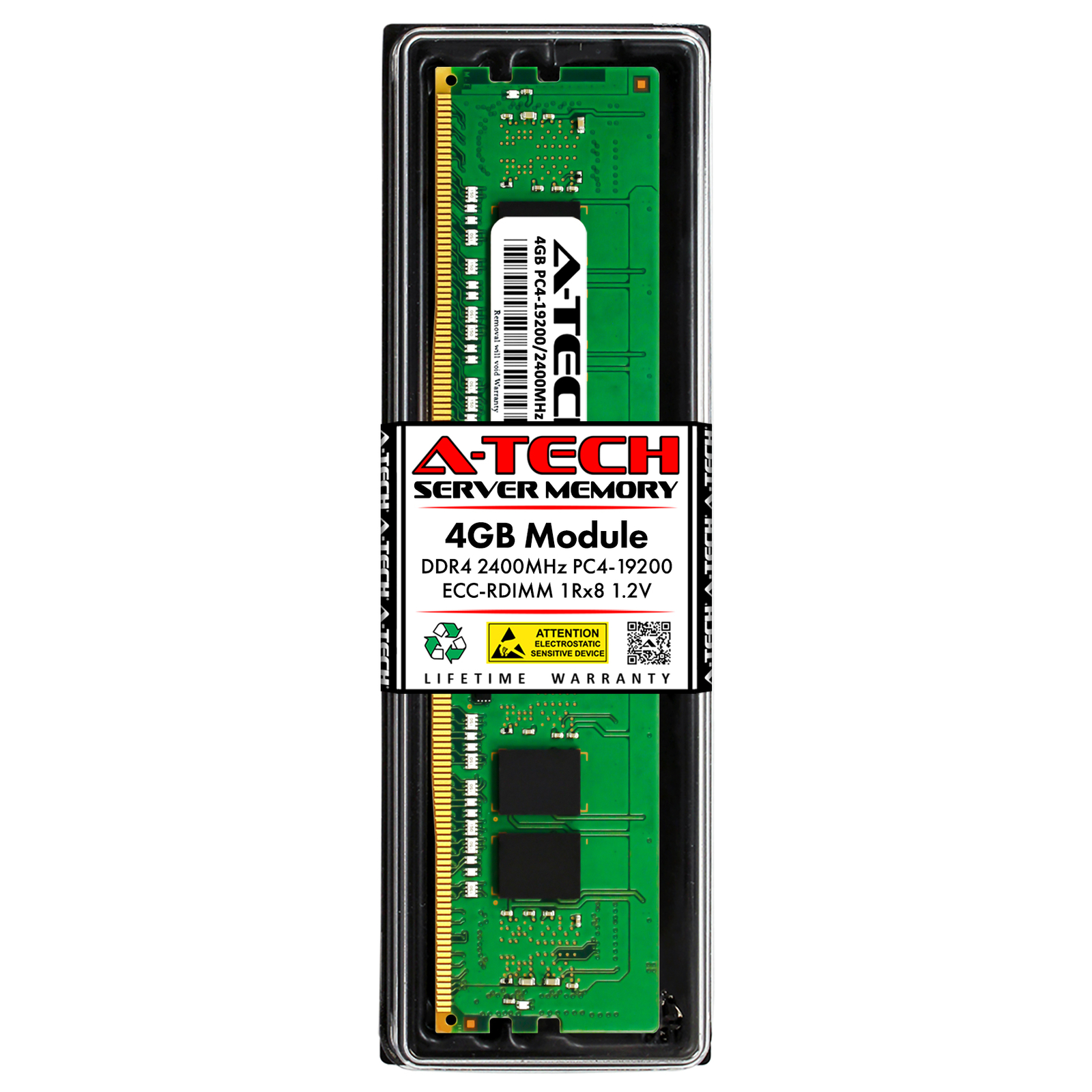4GB DDR4 PC4-19200 RDIMM A9654880 Equivalent Server Memory RAM for Dell T130