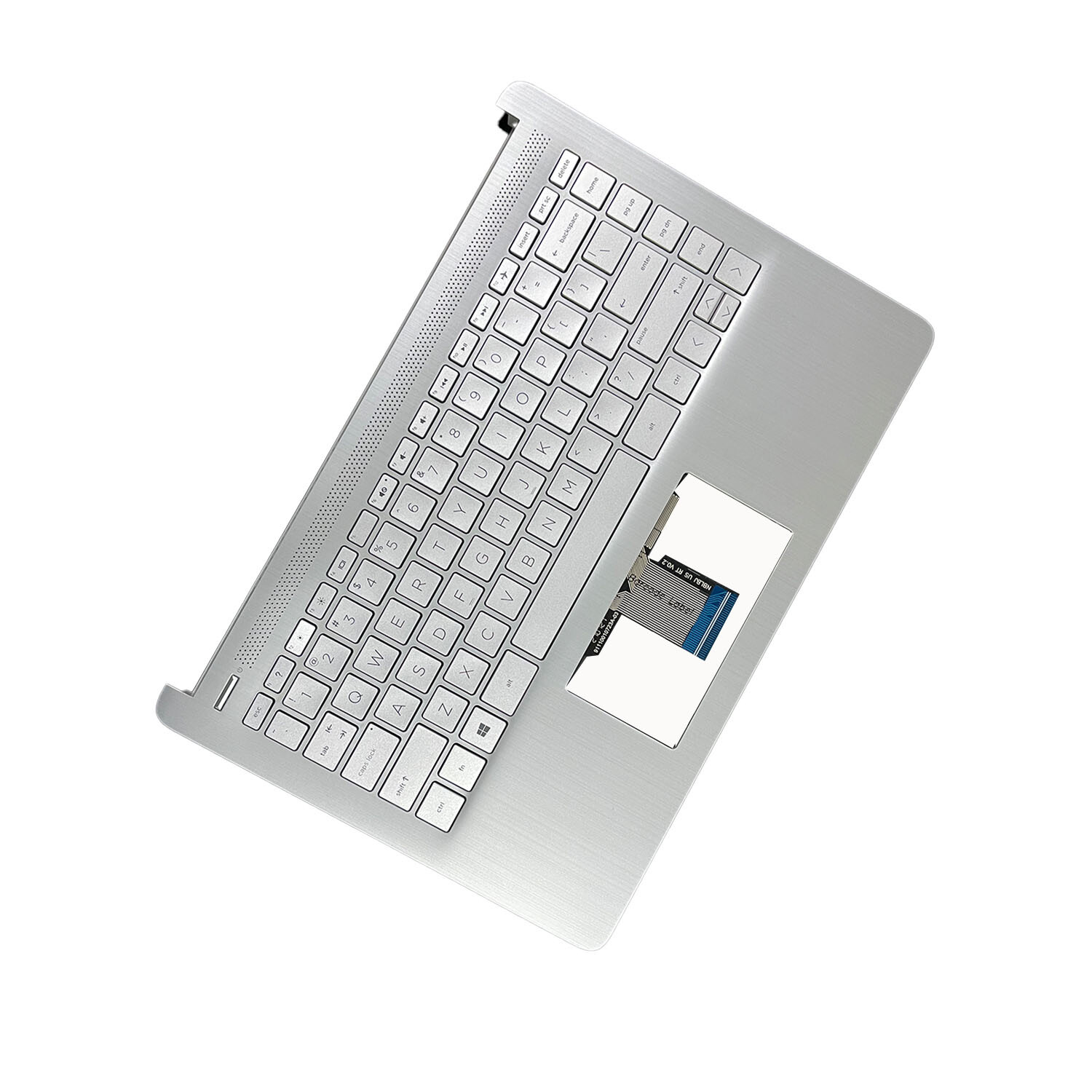 Silver Palmrest Non-Backlit Keyboard L88200-001 For HP 14-DQ 14T-DQ 14S-DQ 14-FQ
