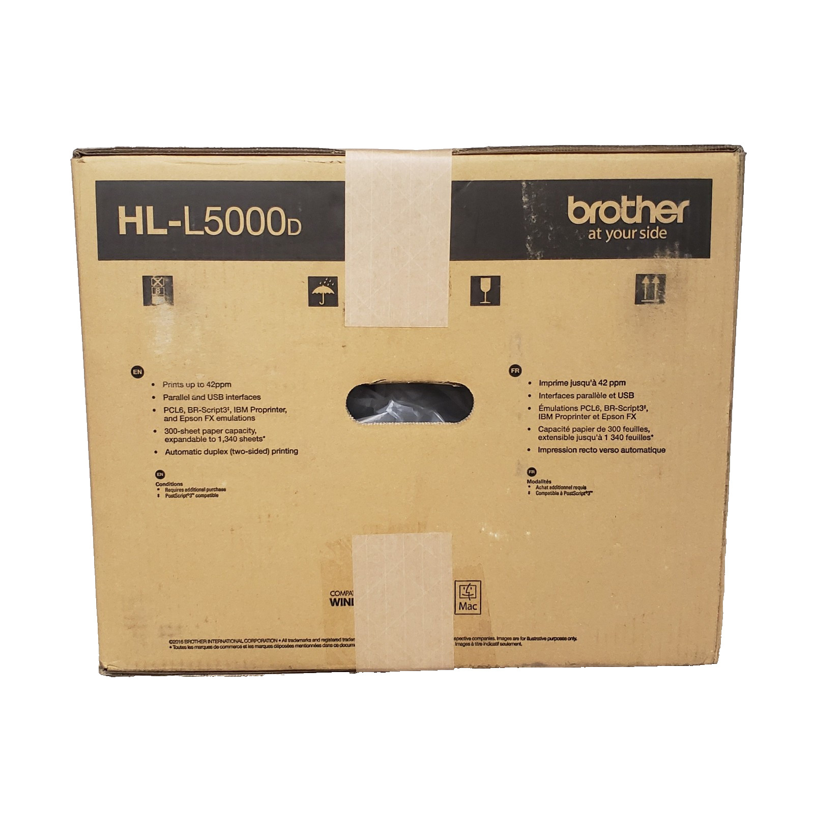 BROTHER HL-L5000D Buisness Laser Printer Monochrome 1200 X 1200 DPI Auto-Duplex