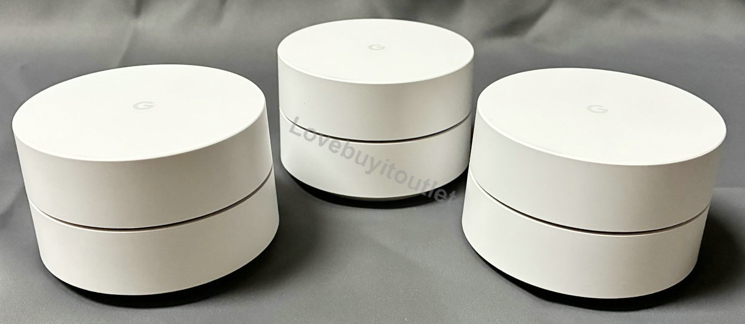 3 Pack Google Wi-Fi Mesh Network System Router Point AC1200