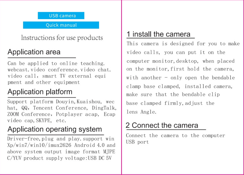 1080P Full HD USB Webcam for PC Laptop Web Camera with Microphone/FHD