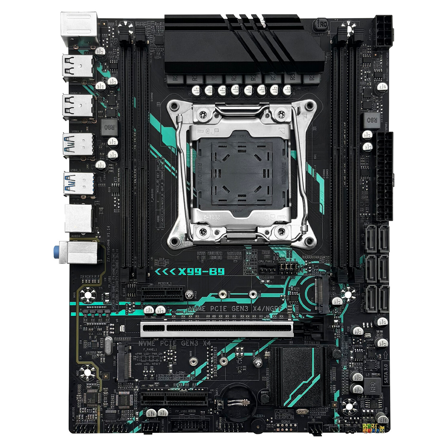 MACHINIST X99 B9 Gaming Motherboard LGA 2011-3 DDR4 Micro ATX for Intel Xeon CPU