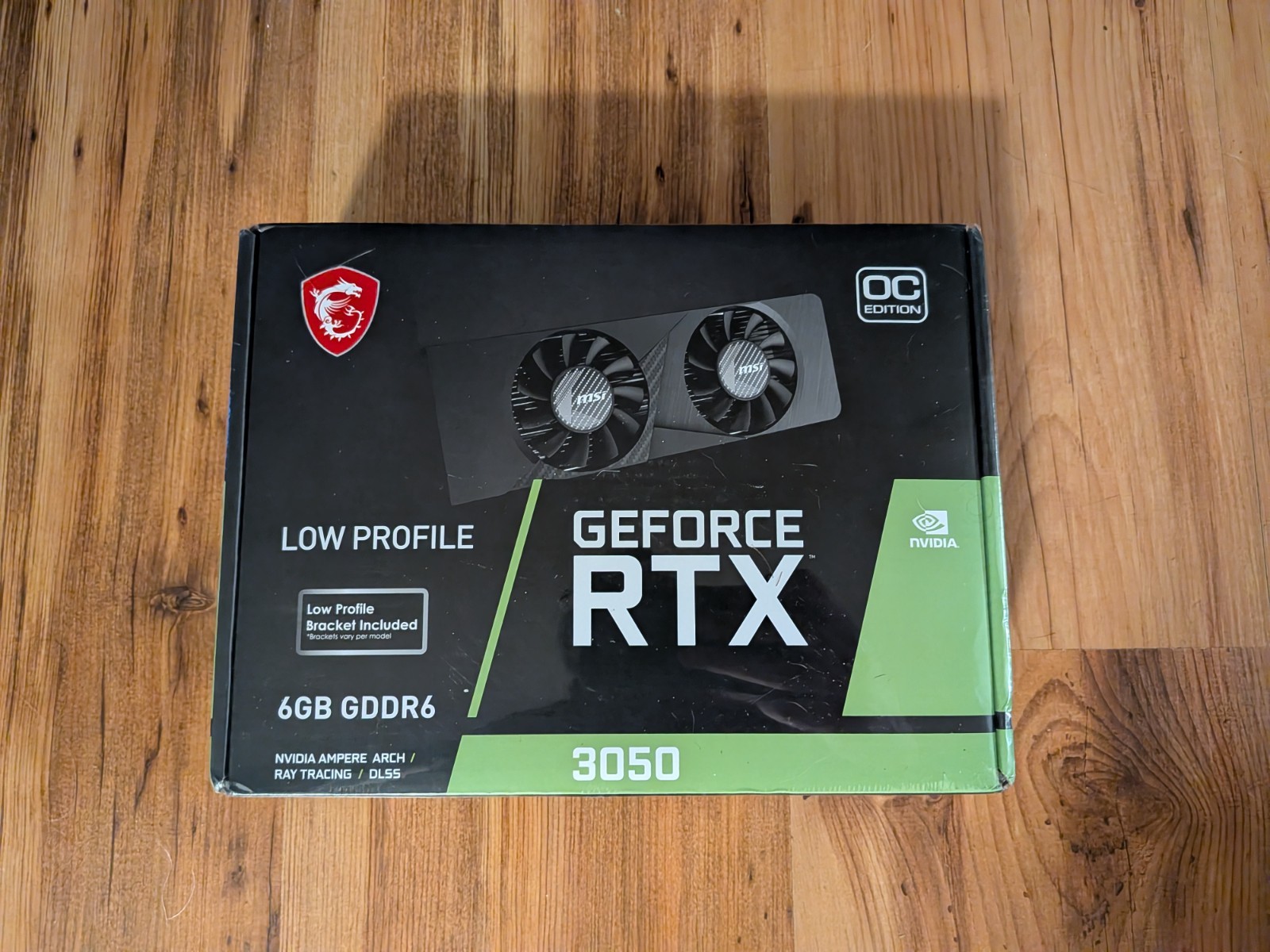 MSI GeForce RTX 3050 LP 6G OC GPU 6 GB GDDR6 Low-profile nVidia NEVER INSTALLED