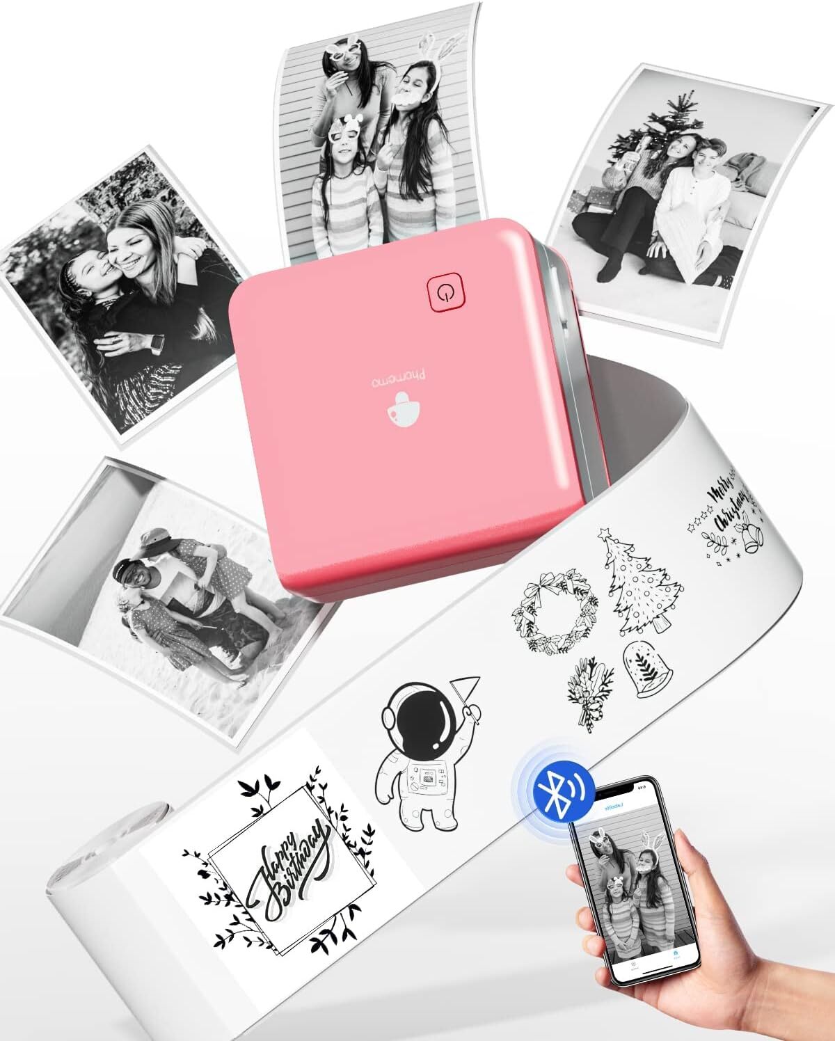 Phomemo M02 Pro 300dpi Mini Pocket Photo Printer Lot
