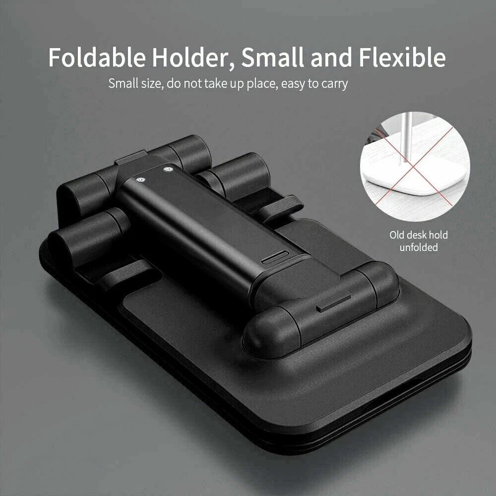 Adjustable Phone Tablet Desktop Stand Desk Holder Mount Cradle For iPhone iPad