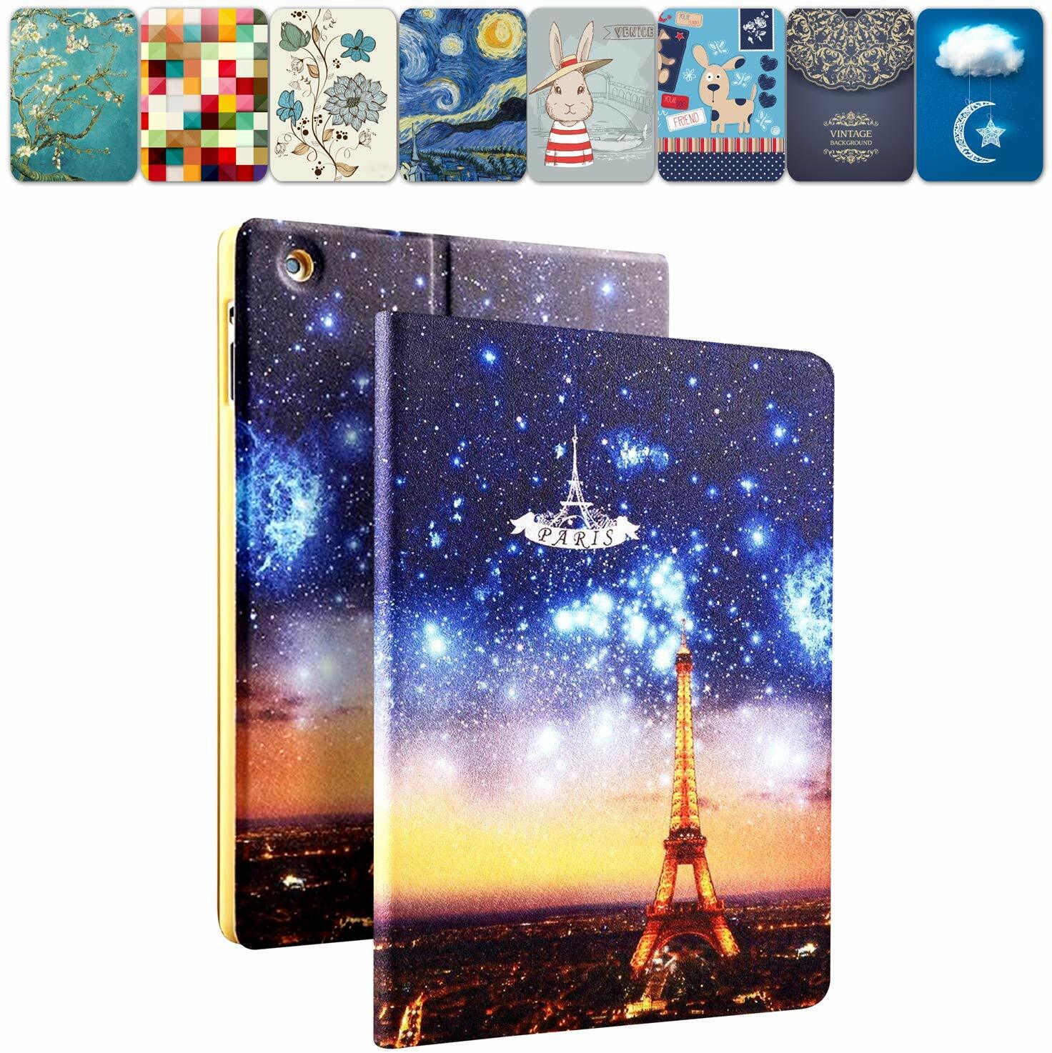 iPad Mini 7.9 1 2 3 4 Case A2133 A1538 A1599 A1489 A1432 Smart Cover Paris Night