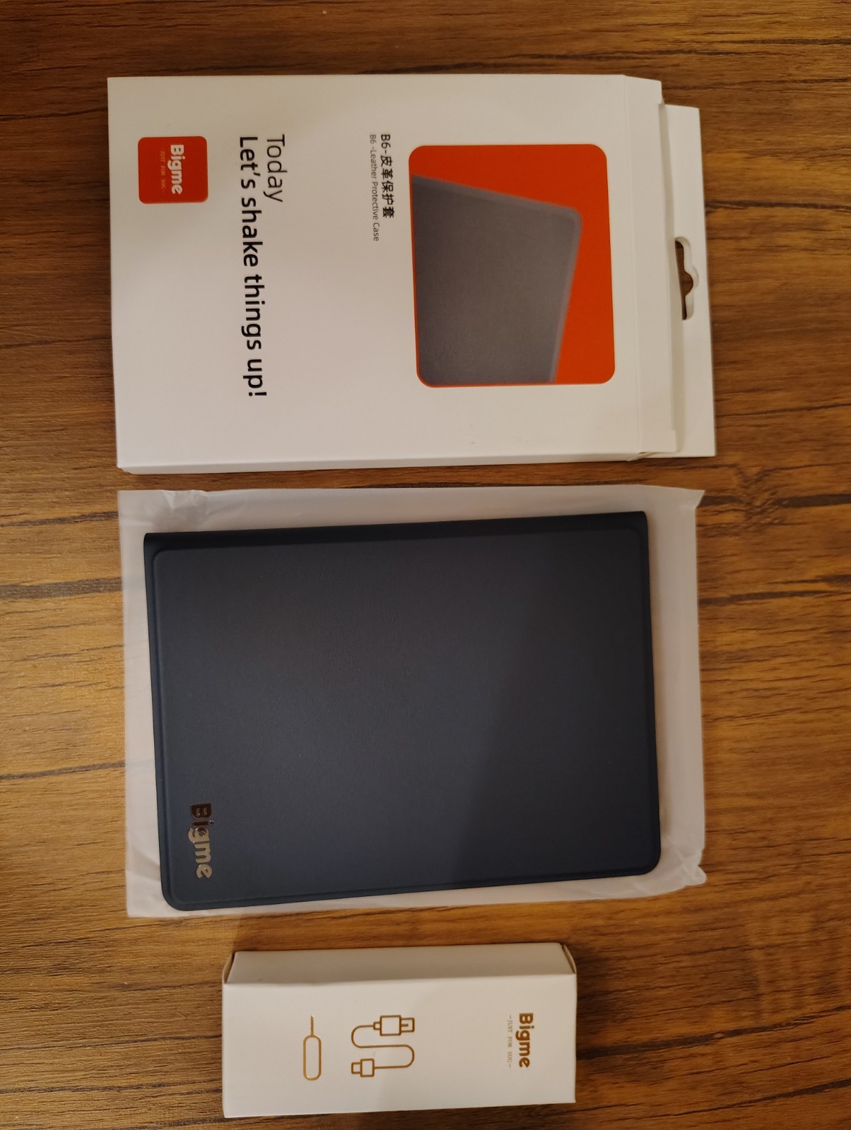 Bigme B6 Color [White] + Black Magnetic Case Bundle, E-Ink eReader Tablet 4G+64G