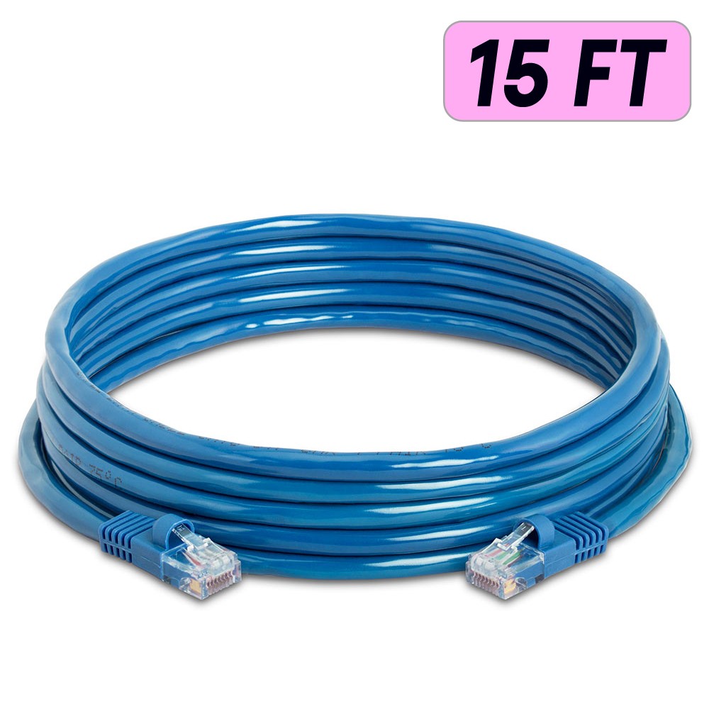 Blue CAT5e Cable RJ45 Cat5e Patch Cord Ethernet Network Internet Router Cable