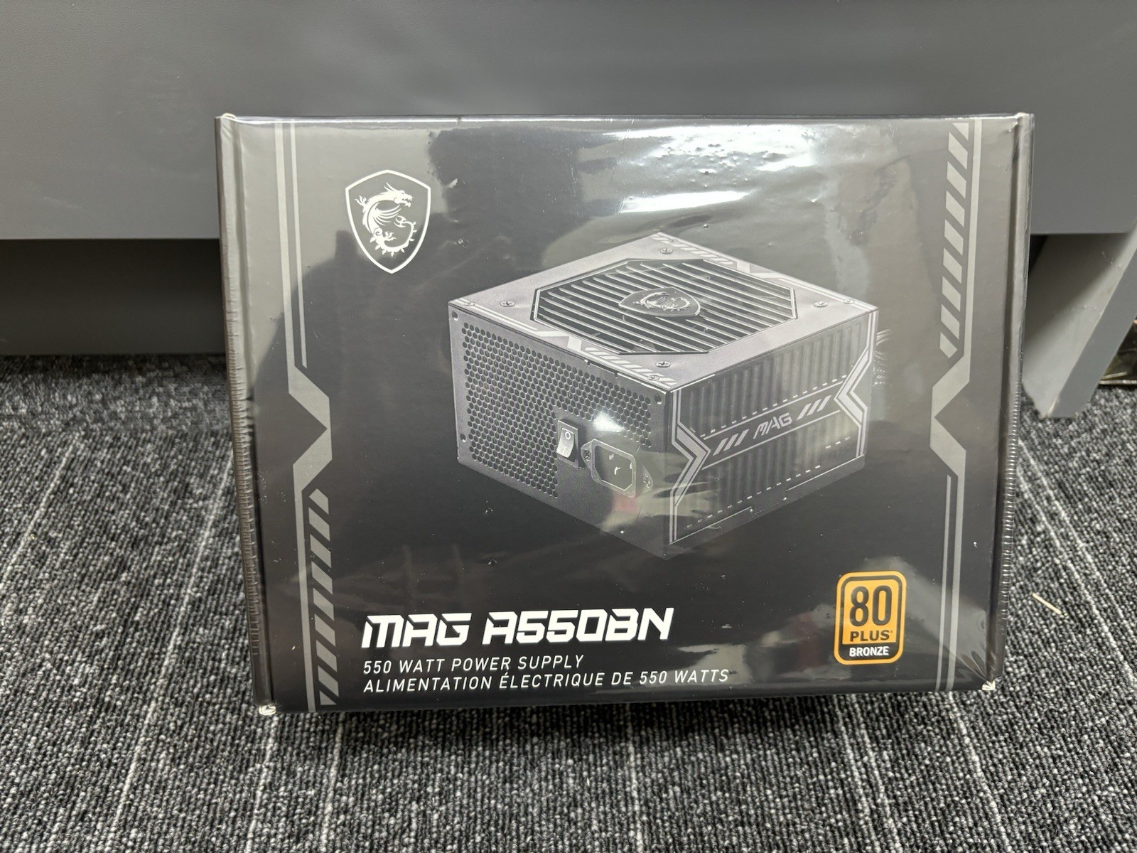 MSI MAG A550BN 550W 80Plus Bronze ATX Gaming Power Supply