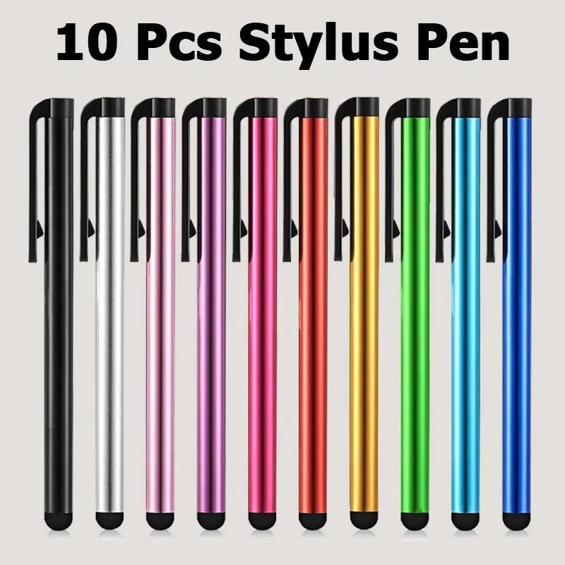 10pcs Capacitive Touch Screen Stylus Pen For IPad Air Mini iPhone Samsung Tablet