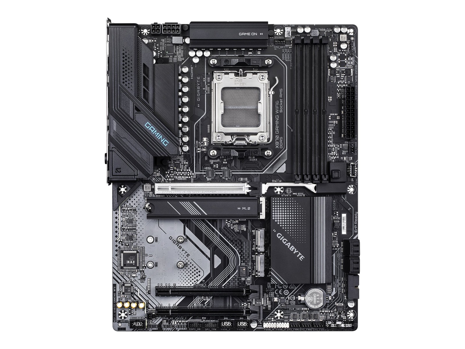 Gigabyte X870 GAMING WIFI6 Motherboard ATX Socket AM5 AMD X870 X870 GAMING WF6