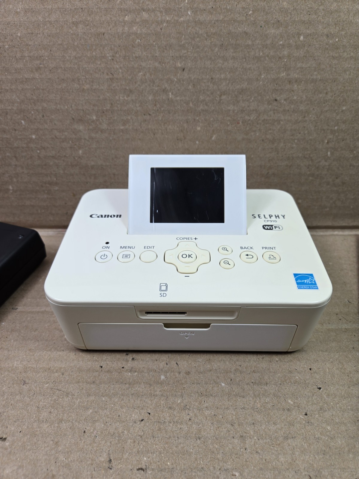 Canon Selphy CP910 White Photo Printer w/ WiFi & Power Adapter Used Tested Read