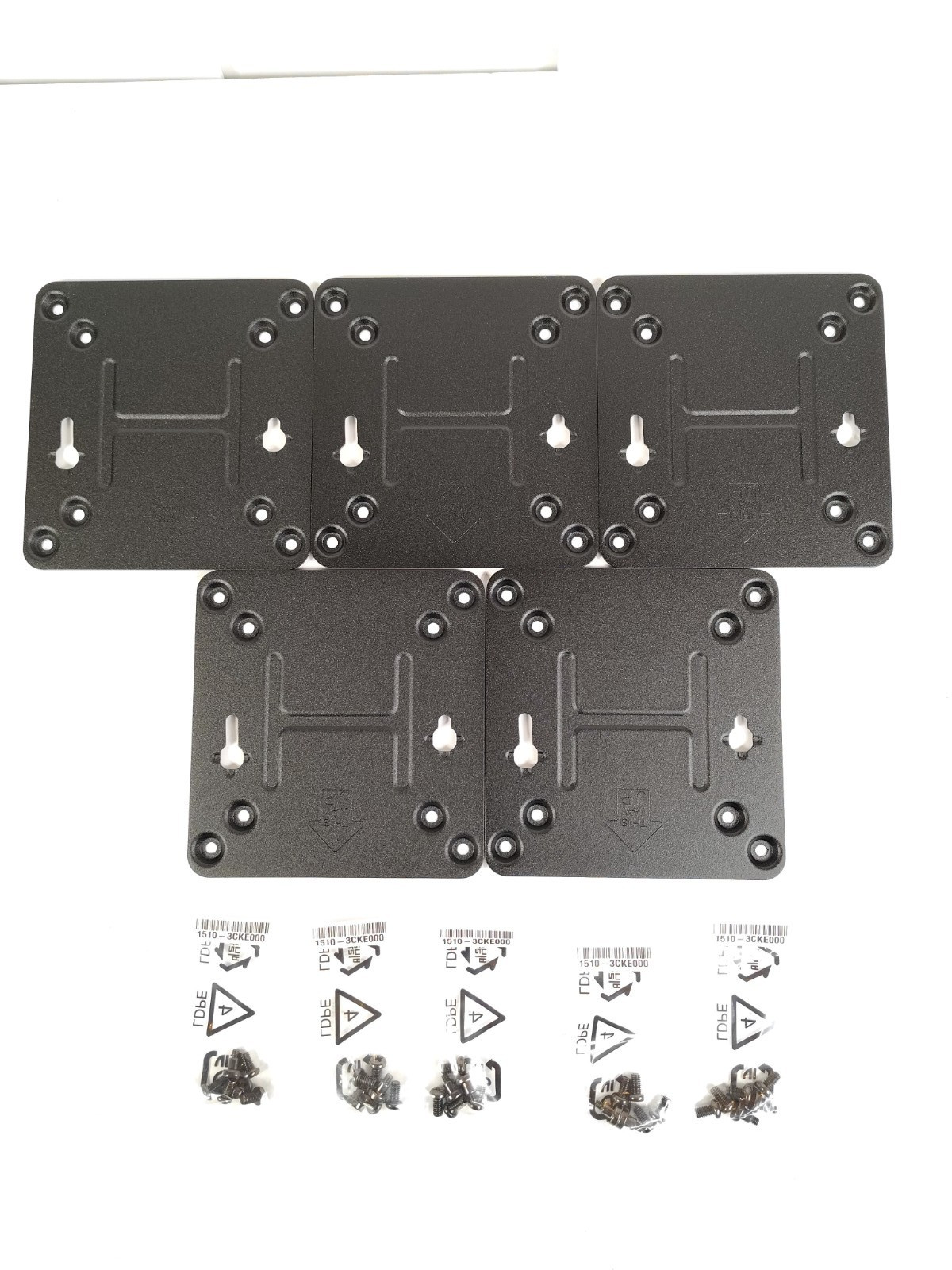 (5) Intel NUC VESA Mount Bracket Set with 6 Mounting Screws – 75x75mm 100x100mm