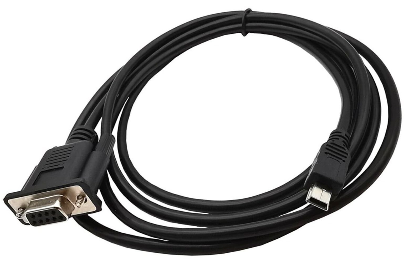 USB to RS232 Serial Adapter, USB Mini 5 Pin Male to DB9 9 Pin Female Serial C…