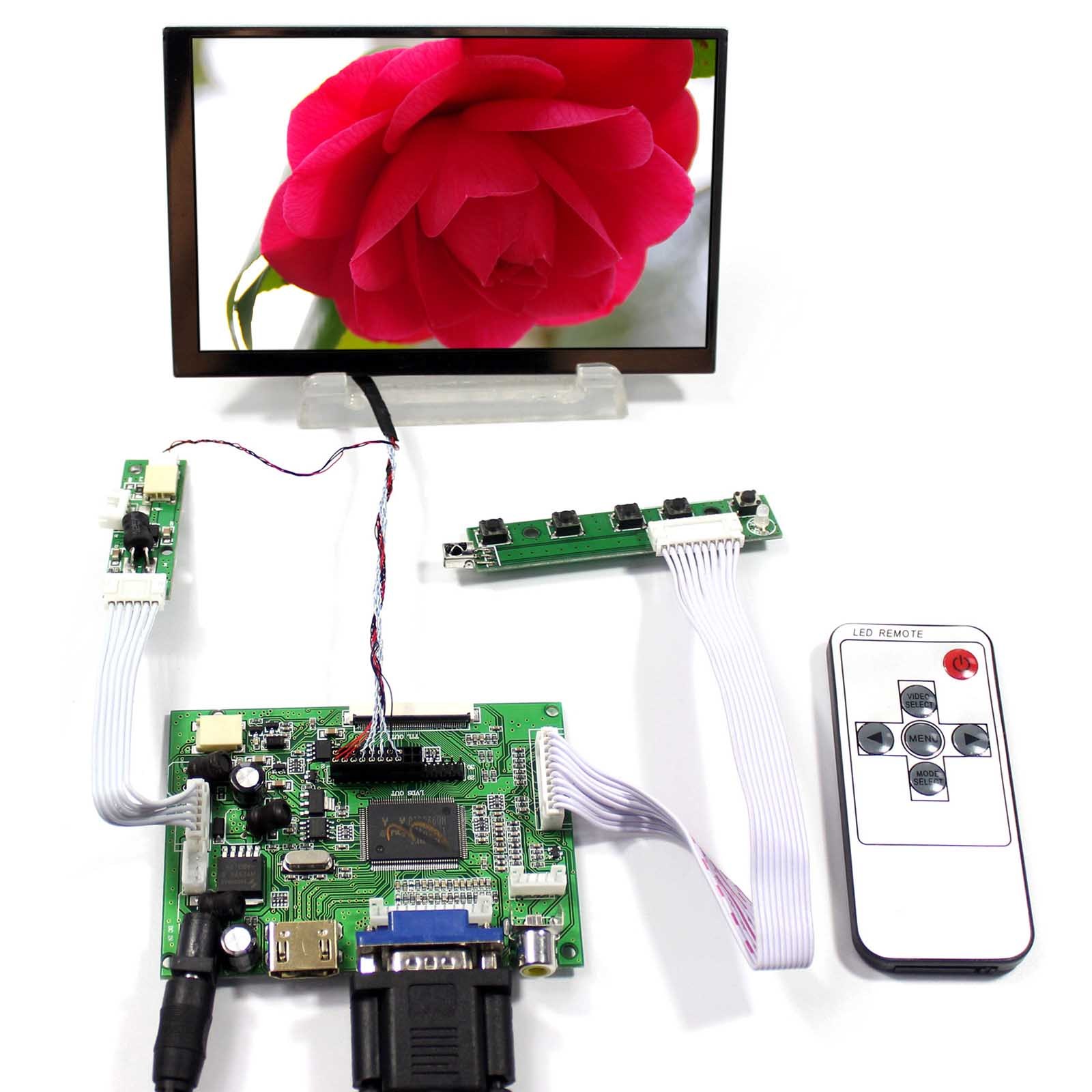 HD MI VGA 2AV LCD Controller Board+5.6″ 1024×600 LTD056ET3A LCD Screen 5.6inch