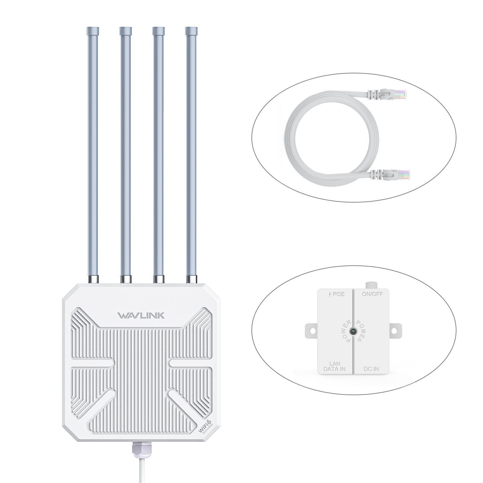 WAVLINK AX3000 WIFI EXTENDER OUTDOOR BOOSTER ROUTER AP WIFI ANTENNA LONG RANGE