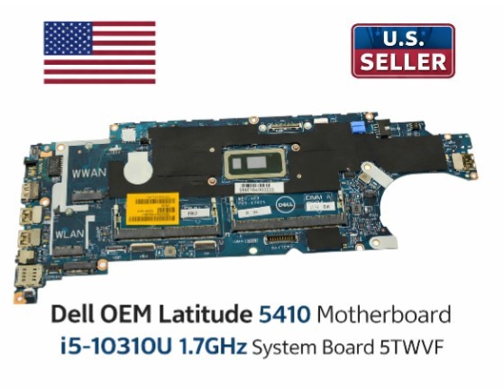 5TWVF Dell 4 Latitude 5410 Motherboard – Intel Core i5-10310U 1.70GHz DDR4 DEAL!