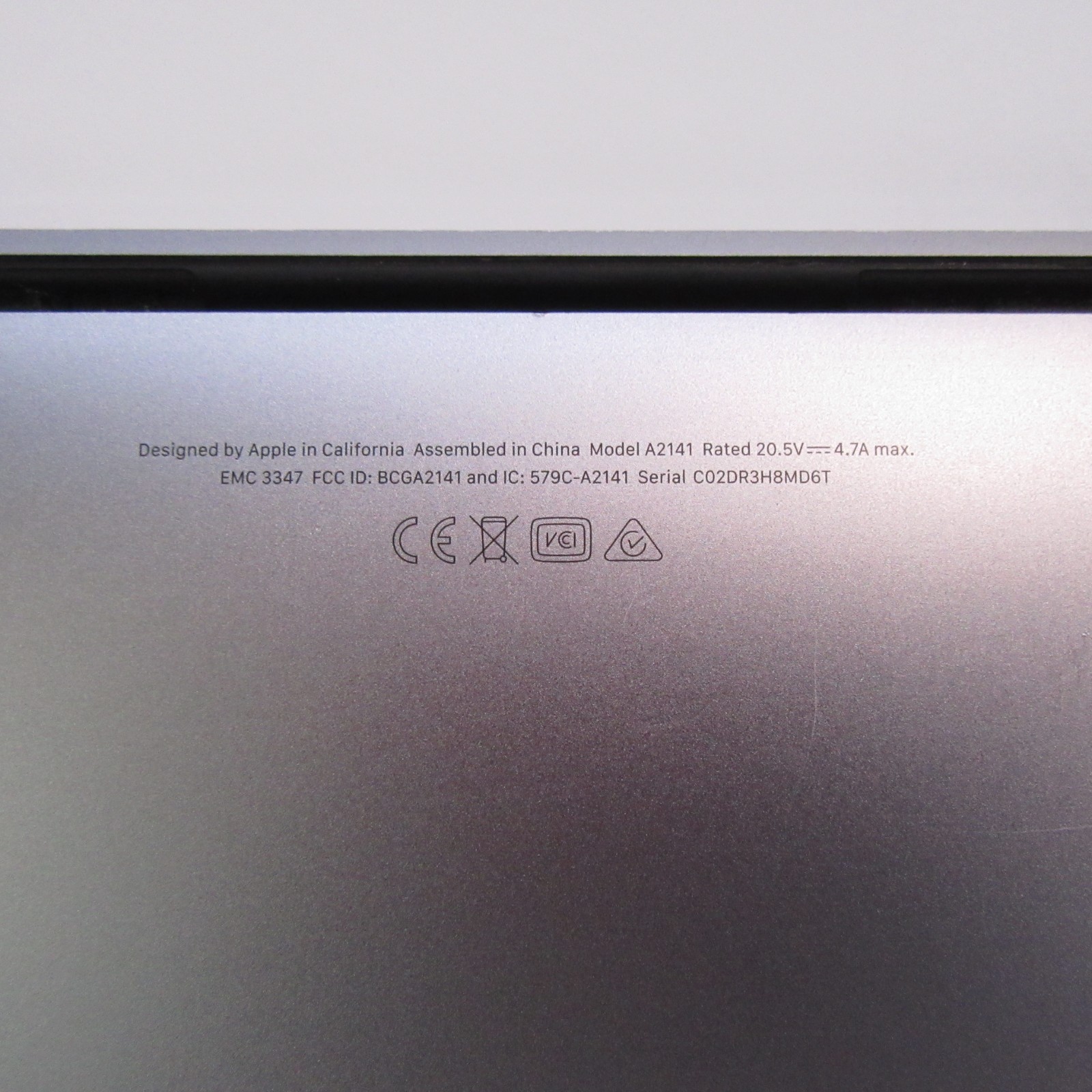 APPLE MacBook Pro 16″ A2141 2019 2.3GHz i9-9880H 32GB/1TB SSD AMD 5500M T12-C8
